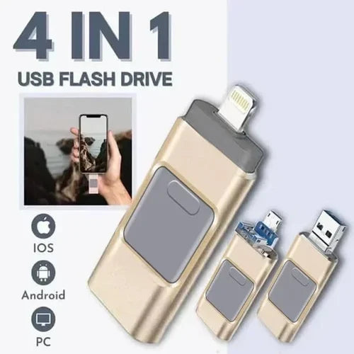 🔥4 In 1 High Speed USB Multi Drive Flash Drive