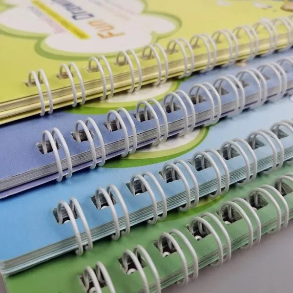 Sank Magic Practice Copybook (4 Books – 1 Pen – 10 Refills – 1 Pen Holder)